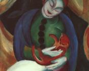 弗朗茨 马克 : Girl with Cat II